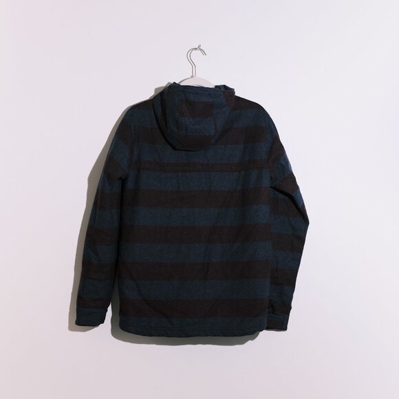 Patagonia Men’s Reclaimed Wool Pullover Hoodie – Striped, Size XS - Picture 5 of 5